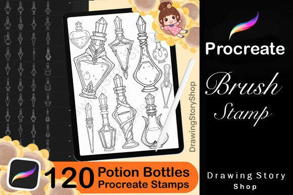 120 Potion Bottles Procreate Brushes: A Practical Toolkit for Digital Artists and Creators