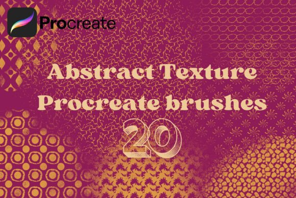 20 Abstract Texture Procreate Brushes: Elevate Your Digital Art with Versatile Textures