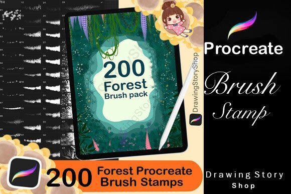 200 Forest Nature Procreate Brushes: A Creative Tool with Common Pitfalls to Avoid