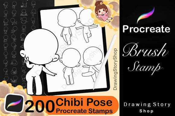 Base Chibi Procreate Pose Stamps Brushes: A Strategic Tool for Digital Artists and Creators