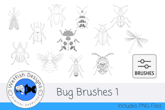 Bug Brushes 1: A Versatile Tool for Mixed Media Digital Design