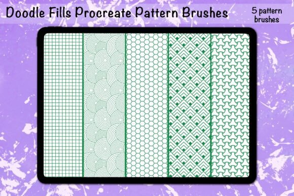 Doodle Fills 1 Procreate Pattern Brushes: Creative Possibilities for Artists and Designers