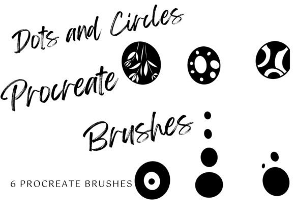 Dots and Circles Procreate Brushes