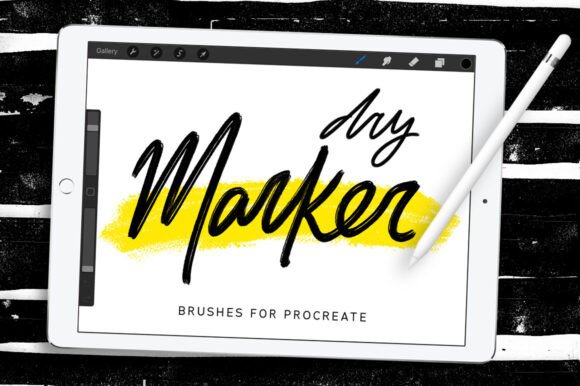 Dry Marker Procreate Brushes: A Practical Tool for Digital Artists