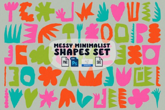 Embracing Imperfection: The Rise of Messy Minimalist Shapes and Brushes in Modern Design