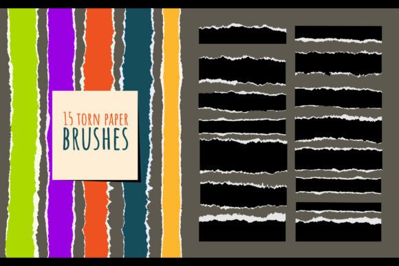 Exploring Torn Paper Brushes: A Creative Toolkit for Designers