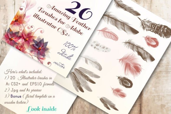 Feather Brushes for Illustrator: A Practical Tool for Realistic Feather Design