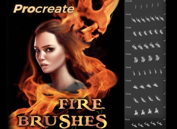 Fire and Flames Brushes for Procreate: Ignite Your Digital Art