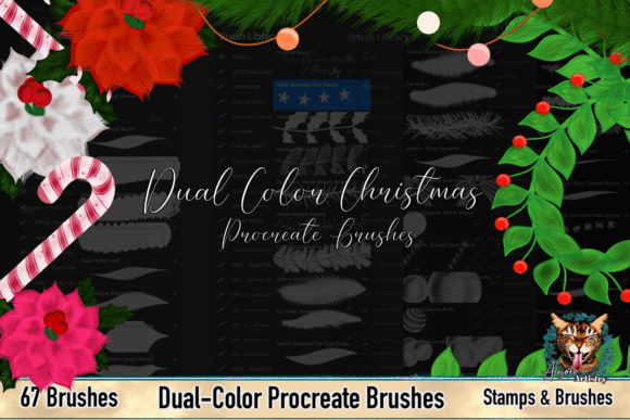 How the Dual Color Christmas Procreate Brushes Can Elevate Your Holiday Creative Workflow