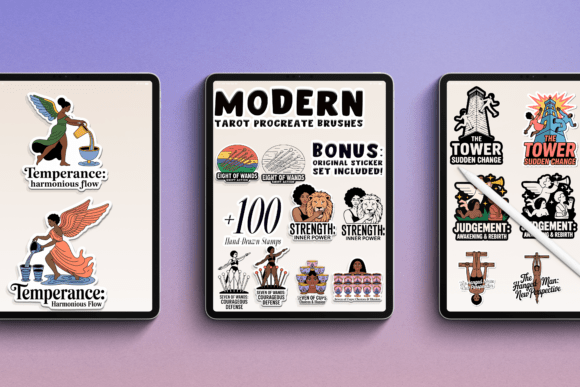 Modern Tarot Procreate Brushes: Elevate Your Digital Art with Thoughtful Design
