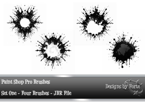 Paint Shop Pro Abstract Brushes Set 1
