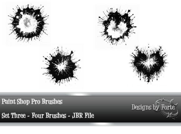 Paint Shop Pro Abstract Brushes Set 3 – A Creative Catalyst for Digital Artists