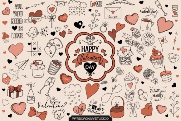 Procreate Valentine’s Day Brushes