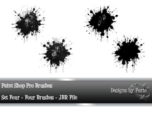 Unlock Creativity with Paint Shop Pro Abstract Brushes Set 4