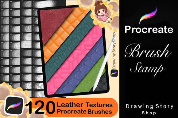 Unlocking Creativity with 120 Procreate Leather Textures Brushes: A Comprehensive Guide
