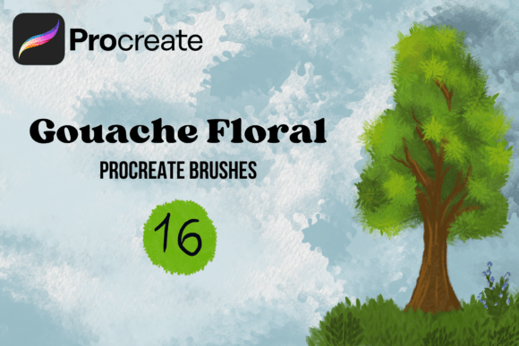 Unlocking Creativity with Gouache Floral Procreate Brushes